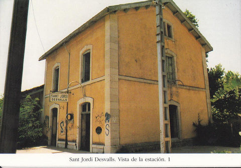 Postal 62431 : San t Jordi Desvallls. Vista de la estacion