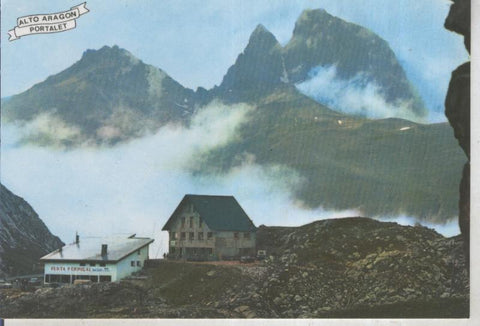 Postal 016091: Frontera del Portalet en el Pirineo Aragones,Sallent de Gallego