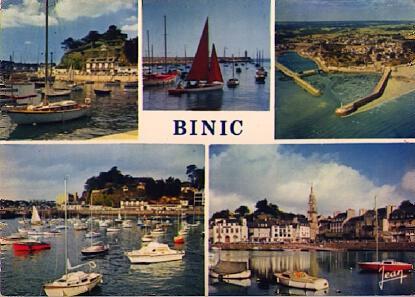 POSTAL 57460: Binic Le Port et le bassin de plaisance Bretagne