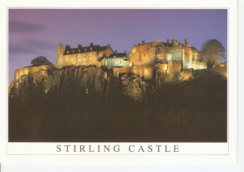 Postal 046744 : Stirling Castle by night. Scotland