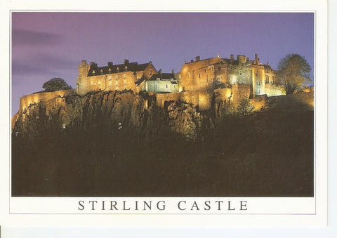 Postal 046744 : Stirling Castle by night. Scotland