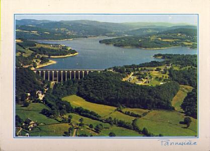 POSTAL 57632: Lac de Pannesiere (Nievre) Vue generale