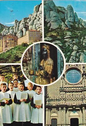 POSTAL 58031: Montserrat diversos aspectos del Monasterio