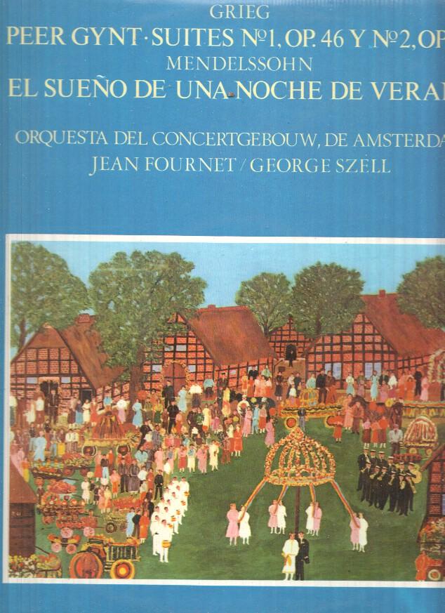 LP: Grieg - Peer Gynt - Mendelssohn - El suenyo de una noche de verano