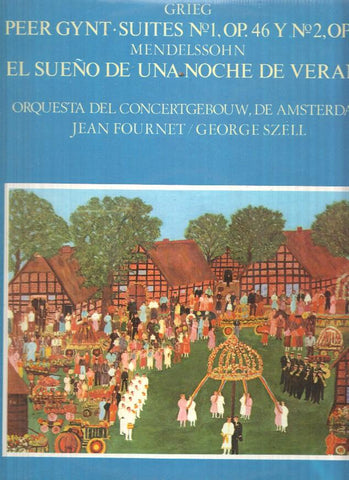 LP: Grieg - Peer Gynt - Mendelssohn - El suenyo de una noche de verano