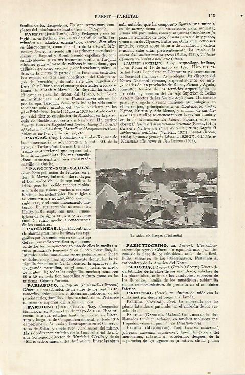 LAMINA ESPASA 26090: Aldea de Pargas en Finlandia