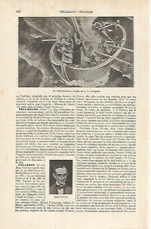 LAMINA ESPASA 26099: La Edad Moderna por A.E. Pellegrini