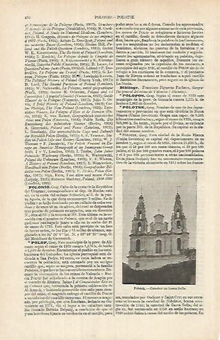 LAMINA ESPASA 26134: Catedral de Santa Sofia en Polotsk Rusia