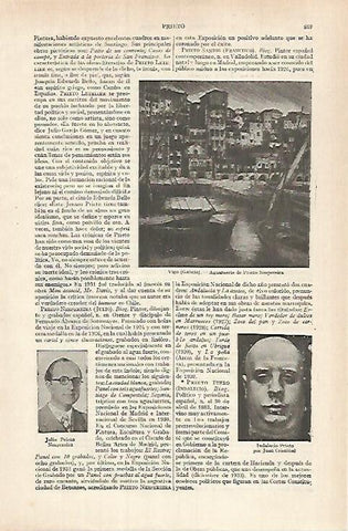 LAMINA ESPASA 26148: Vigo aguafuerte de Prieto Nespereira