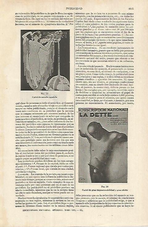 LAMINA ESPASA 26160: Carteles publicitarios 