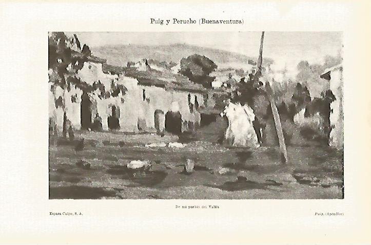 LAMINA ESPASA 26162: De mi pueblo del Valles por B. Puig y Perucho