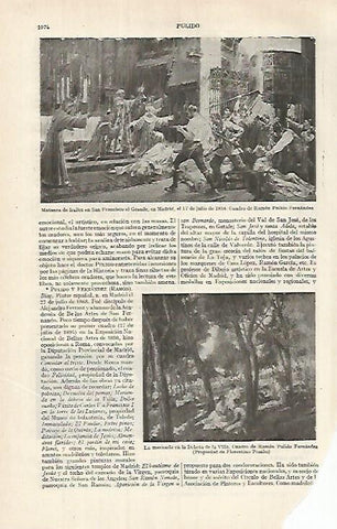LAMINA ESPASA 26164: Matanza de frailes en San Francisco el Grande por R. Pulido