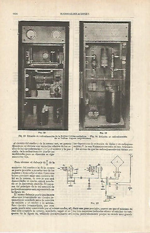 LAMINA ESPASA 26169: Cabina osciladora de la estacion de La Pallice