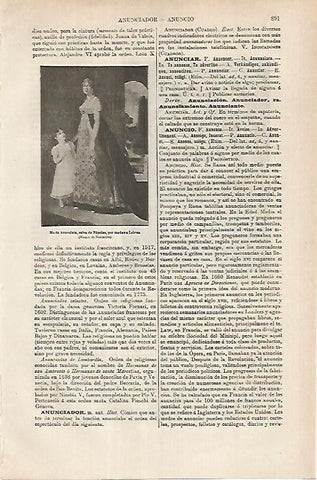LAMINA ESPASA 26194: Maria Anunciata reina de Napoles  por Madame Lebrau