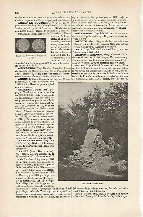 LAMINA ESPASA 26196: Monumento a Anzengruber