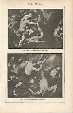 LAMINA ESPASA 26218: Apolo y Marsias