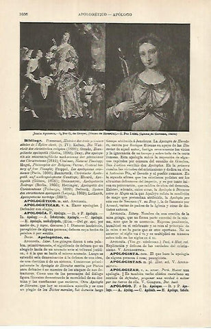 LAMINA ESPASA 26219: Santa Apolonia por Grayer