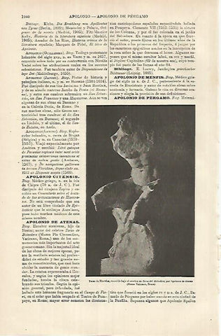 LAMINA ESPASA 26220: Torso de Hercules por Apolonio de Atenas