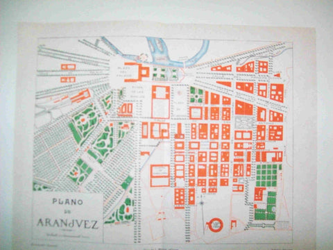 LAMINA ESPASA 26255: Plano de Aranjuez