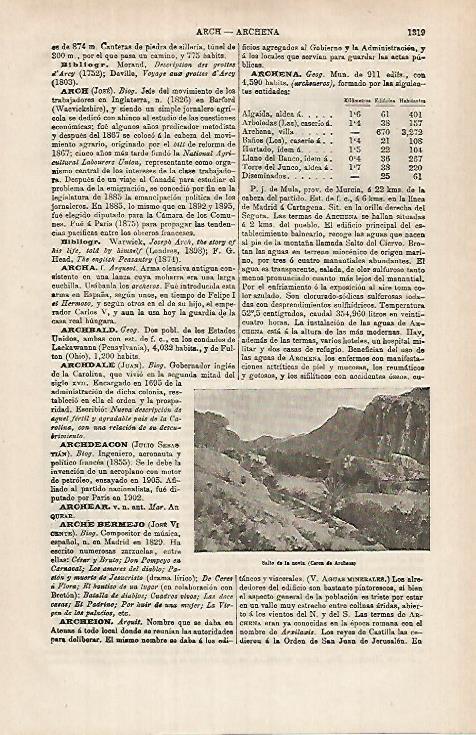 LAMINA ESPASA 26282: Salto de la novia en Archena
