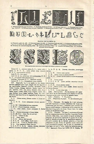 LAMINA ESPASA 26285: Marcas con la letra L