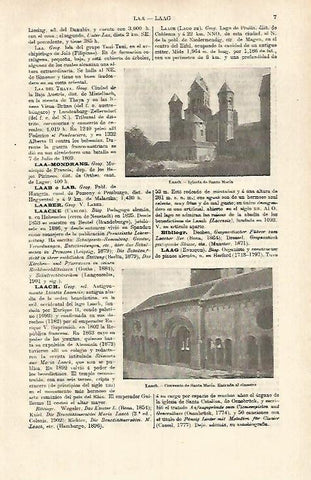 LAMINA ESPASA 26288: Iglesia de Santa Maria en Laach Alemania