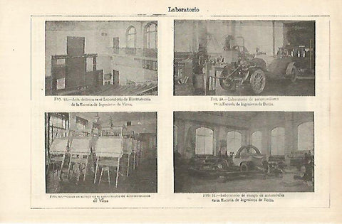 LAMINA ESPASA 26307: Laboratorios de Viena y Berlin