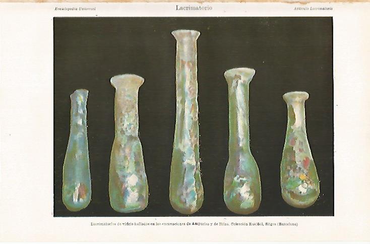 LAMINA ESPASA 26312: Lacrimatorios de Ampurias