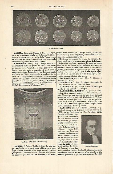 LAMINA ESPASA 26328: Monedas de Laella