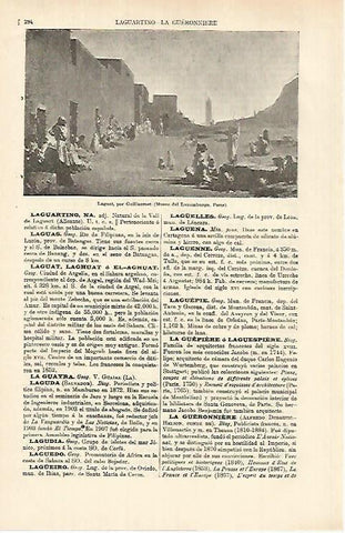 LAMINA ESPASA 26335: Laguat por Guillaumet