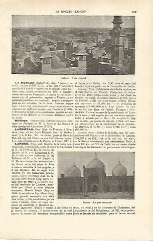 LAMINA ESPASA 26340: Vista de Lahore Pakistan