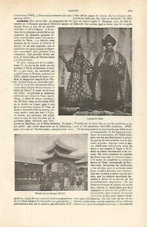 LAMINA ESPASA 26344: Lamas del Tibet