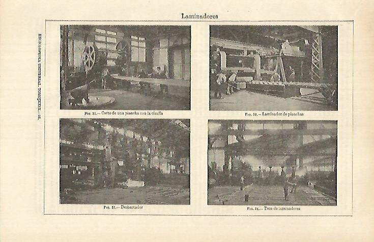 LAMINA ESPASA 26358: Debastador plancha y tren de laminadores