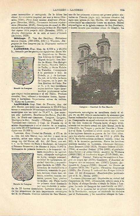LAMINA ESPASA 26390: Catedral de San Mames en Langres Francia