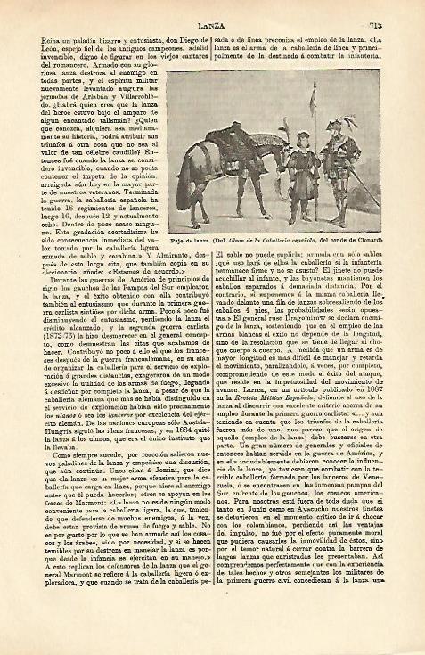 LAMINA ESPASA 26400:Paje de lanza 