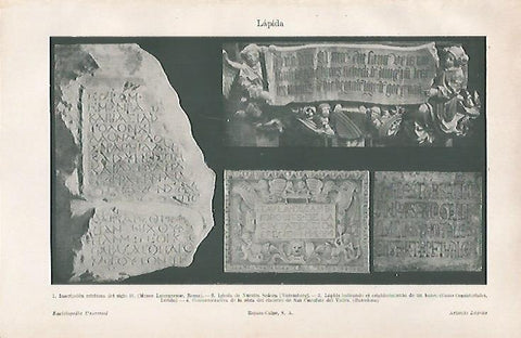 LAMINA ESPASA 26408: Lapida