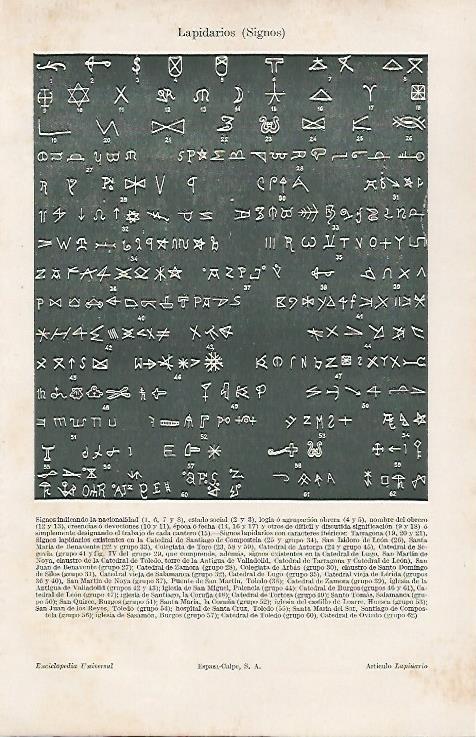 LAMINA ESPASA 26409: Signos lapidarios