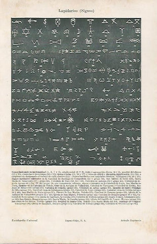 LAMINA ESPASA 26409: Signos lapidarios
