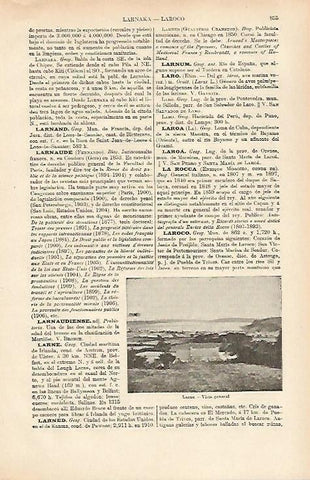 LAMINA ESPASA 26419: Vista de Larne Irlanda