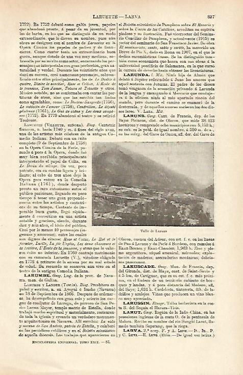 LAMINA ESPASA 26422: Valle de Laruns