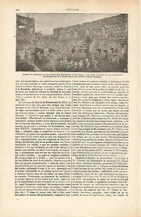 LAMINA ESPASA 26423: Convento de la Primacia de Nuevo Mundo en Santo Domingo