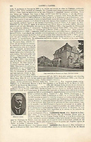 LAMINA ESPASA 26425: Casa de Brmen construida por J. y E. Lassen