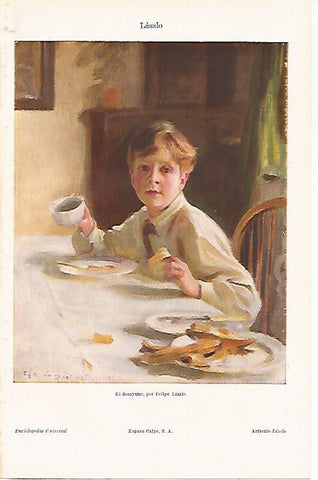 LAMINA ESPASA 26429: El desayuno por Laszlo