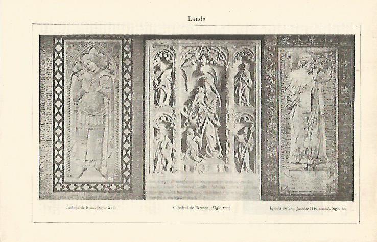LAMINA ESPASA 26436: Laude de la Cartuja de Ema Catedral de Bremen e iglesia de San Jacobo de Florencia