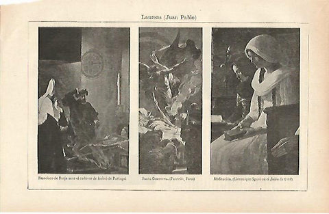 LAMINA ESPASA 26444: Obras de Juan Pablo Laurens