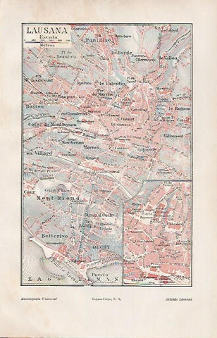 LAMINA ESPASA 26447: Plano de Lausana