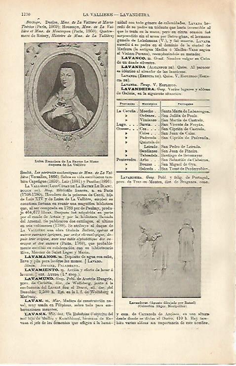 LAMINA ESPASA 26455: Luisa Francisca de la Baume Le Blanc Duquesa de la Valliere