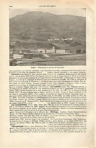 LAMINA ESPASA 26476: Convento de Capuchinos en Lecaroz