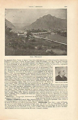 LAMINA ESPASA 26479: Vista de Lecco Itallia