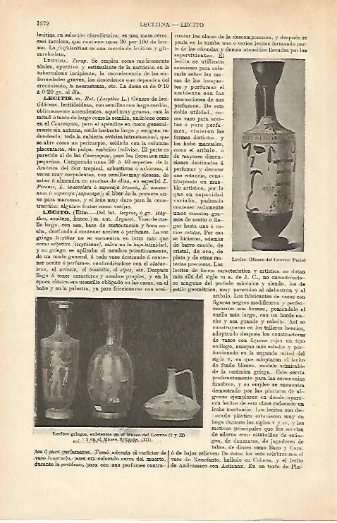 LAMINA ESPASA 26480: Lecito del Museo del Louvre 